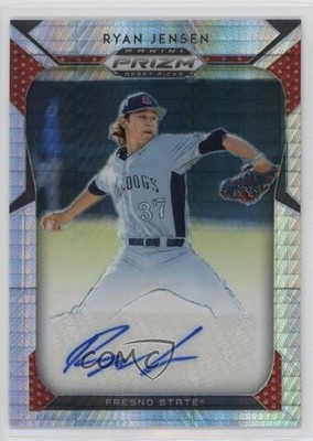 2019 Panini Prizm Draft Picks Hyper Prizm 53/75 Ryan Jensen #59 Auto l5w