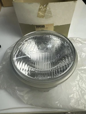 Verre de phare avant pour Yamaha XT500 1989 5Y3-84321-F0 G4242 - Photo 1/4