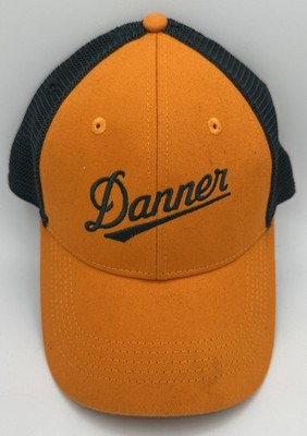 Danner Trucker Mesh SnapBack Orange Logo Baseball Cap