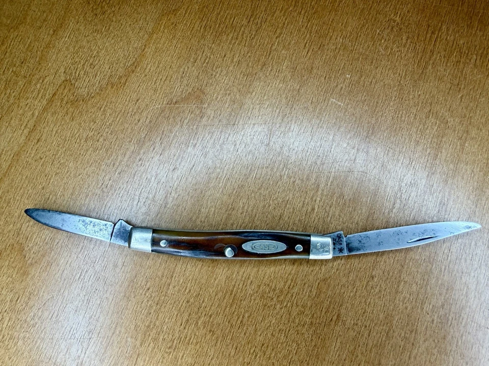 Navaja Case XX Stag 1965-69 bolígrafo 5233 carbono EE. UU. Foto 4 de 4