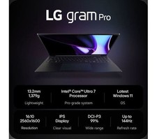 LG gram Pro 17 17Z90SP-E.AA78A1 17" Laptop - Intel Core Ultra 7 - REFURB-B