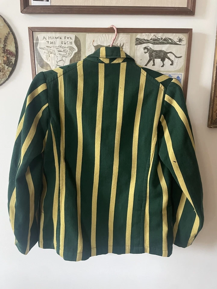 Vintage Inglés Años 40 UNCW Bangor Univ. Blazer de remo (se adapta a la talla S) Foto 4 de 4