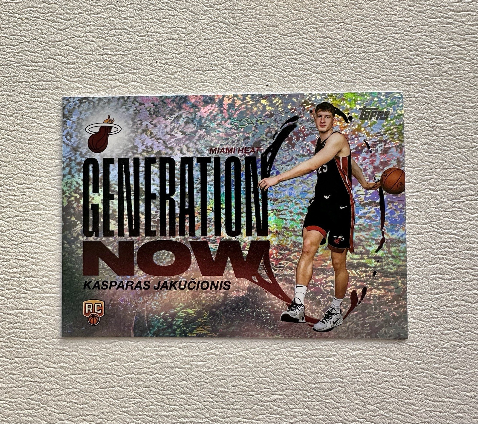 2025-26 Topps NBA Flagship Kasparas Jakucionis #GN-20 Generation Now Glitter