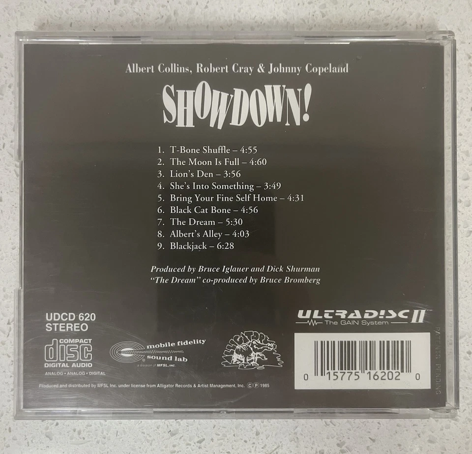 MFSL MOFI GOLD CD UDCD-620: COLLINS, CRAY & COPELAND - Showdown - 1995 US UDII - Imagem 2 de 4