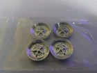 AMT Mpc Revell  ford Mustang Magnum 500 Chrome  Wheels Set 1/25