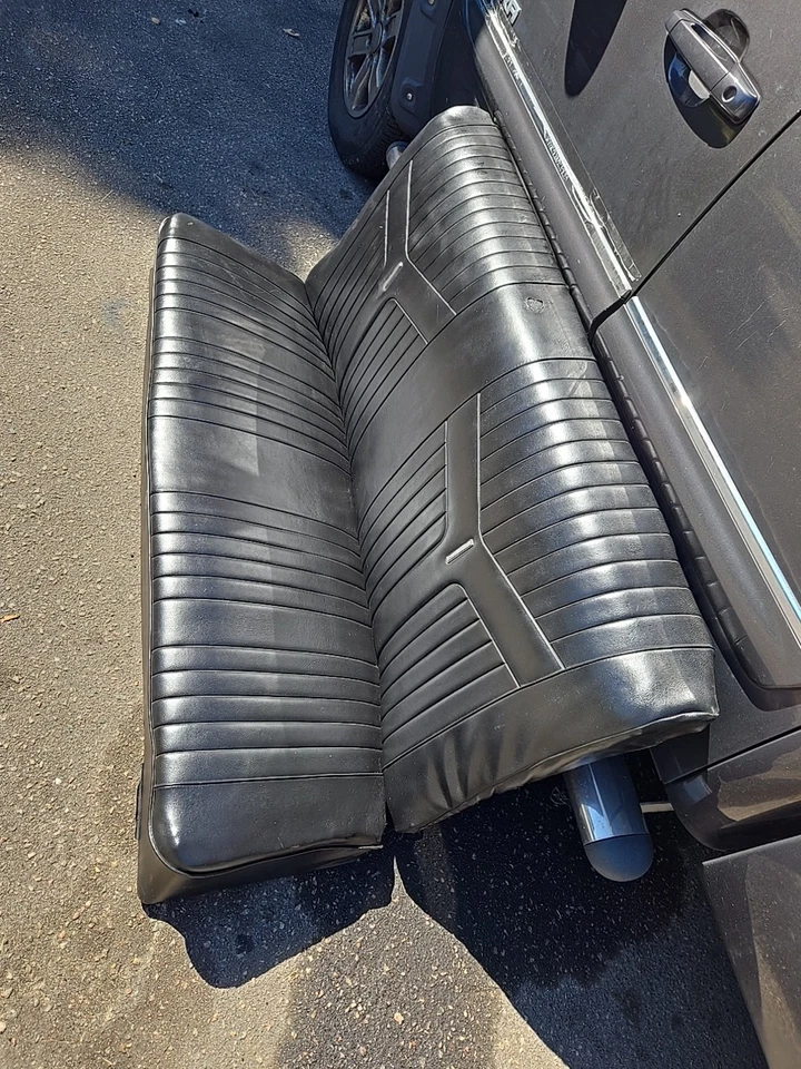 Juego de asientos traseros Pontiac Lemans GTO 1968-69 techo rígido asientos traseros usados carrocería 1969 OEM Foto 2 de 4