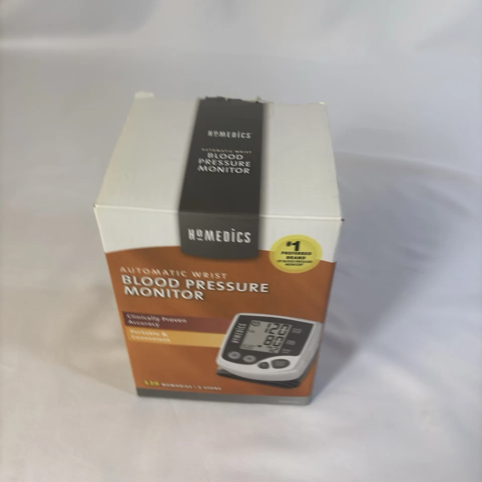 Monitor de presión arterial de muñeca para el hogar 2 usuarios 120 lecturas almacenadas Homedics Foto 2 de 4