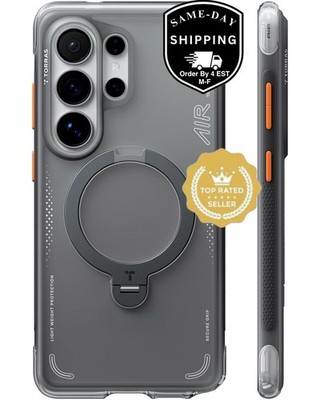 TORRAS Ostand Q3 Air Case for Samsung Galaxy S26 Ultra with Stand - Shadow Black