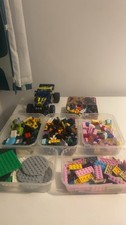 LEGO LOT RANDOM LEGO PART PLUS MINFIUGURES BUNDLE  INCLUDING NINJAGO LEFACY BOX