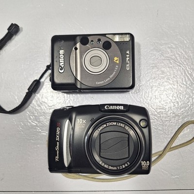 Canon PC1431 PowerShot SX120 IS 10MP Digital Camera ELPH Jr *PARTS OR REPAIR*