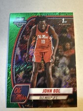 2024-25 Bowman Chrome U Basketball 1st Bowman Green Shimmer John Bol #31
