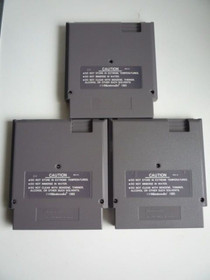 3 x  Nintendo NES Spiele Topgun Lunar Pool Golf US Version RAR Modul