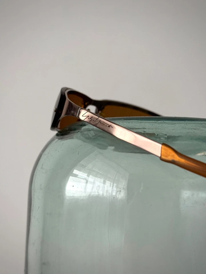 Vintage 00s Yohji Yamamoto Rimless Rectangular Sunglasses - Image 2 of 4