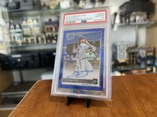 PSA 10 Bo Bichette /99 RC On Card Auto 2020 Optic Blue Mojo Prizm Rated Rookie