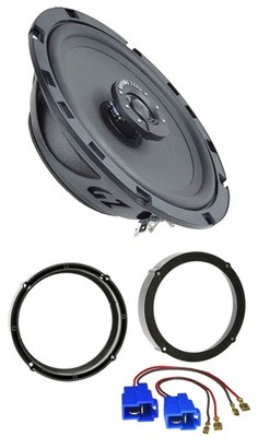 Ground Zero 110Watt 16.5cm 2-Way Speakers for Skoda Octavia 96-04 Front Door