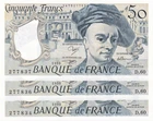 Top Quality: 50 Francs Banknote Quentin De La Tour 1990 Alphabet D.60 New