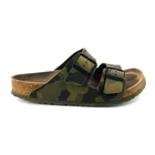 Soft Footbed Mens 9 42 Regular Birkenstock Arizona Birko-Flor Sandals Green Camo