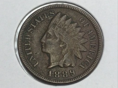 1889 Indian Cent in extra fine