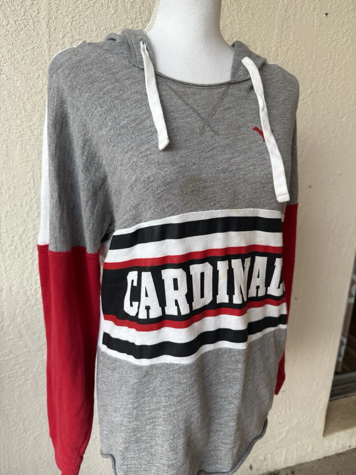 UNDERCOVER Felpa con cappuccio pullover rosa Victorias Secret 5th & Ocean Cardinals color block piccola