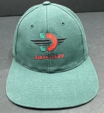 Ducati Strapback Wool Hat Cap Vintage Green