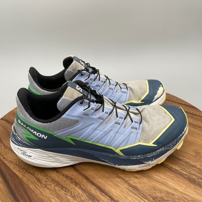Salomon Thundercross Shoes Womens 9 Blue Gray Trail Running Comfort Walking