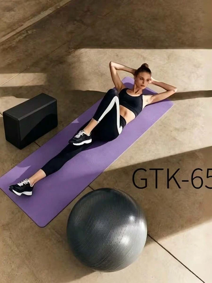 173x61cm EVA Yoga Mat Non Slip Exercise Pilates Fitness Gym Workout Mat With Str - image 1 of 4