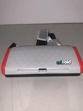 Mifold Grab-And-Go Compact Car Booster Portable Seat Grey Traveling Seat