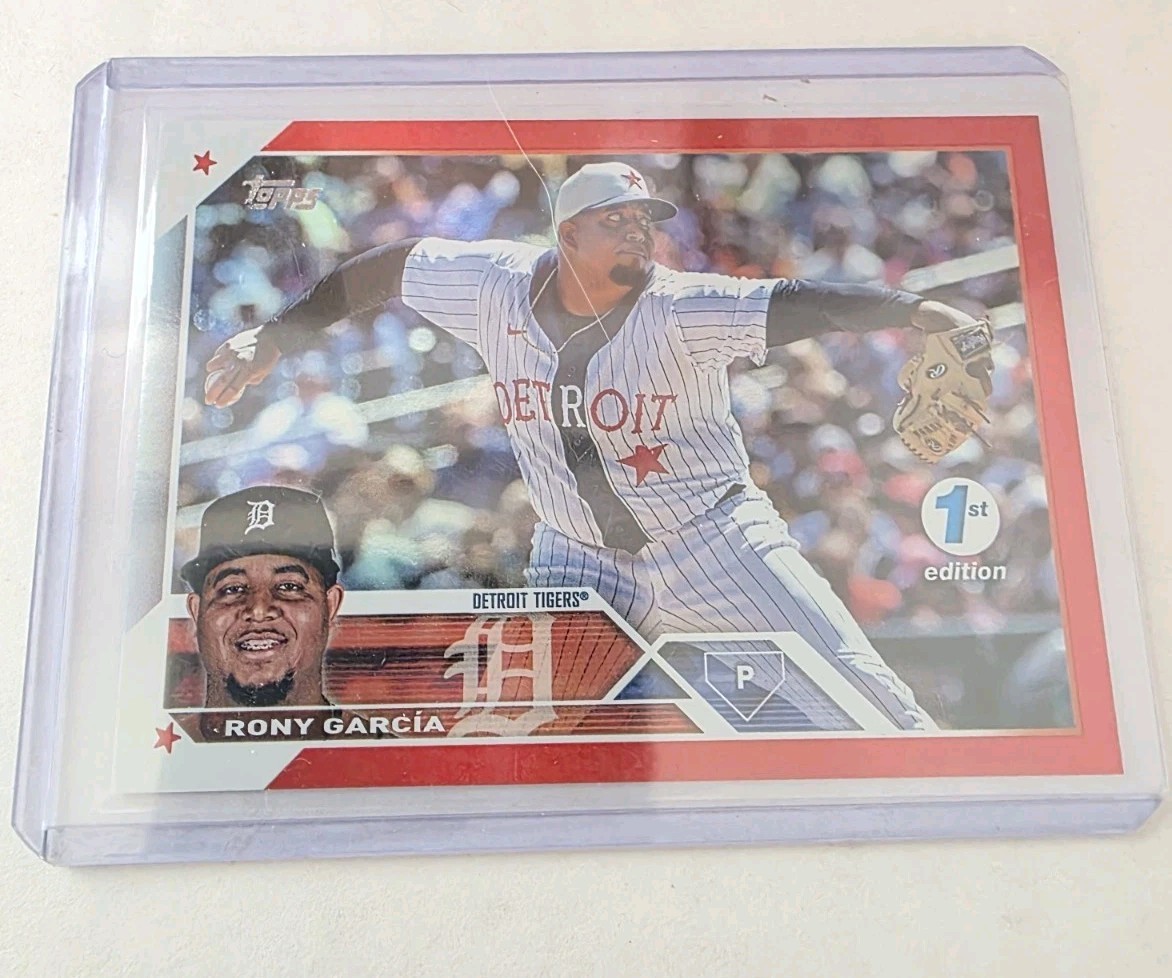 2023 Topps Series 1 1st Edition Red Foil Rony Garcia /50 #231