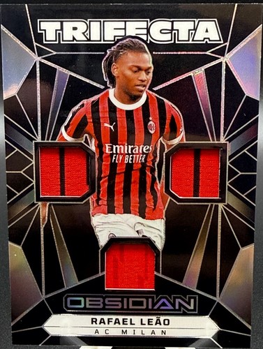 Rafael Leao AUTO 26/50 2024-25 ToppsFinest UEFAClubCompetitons