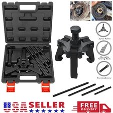 Harmonic Balancer Puller Crank Pulley Removal Kit Engine Motor Rod Auto LS GM US