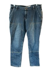 Carhartt Relaxed Fit Women  s Jeans 16 Regular Double Knee Logger Carpenter