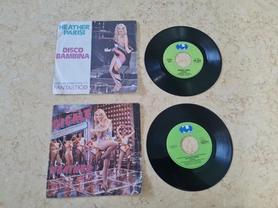 Hehater Parisi  Cicale Disco Bambina disco 45 giri Vinile Originale Vintage 