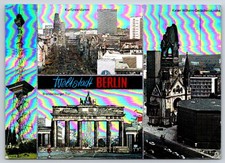 Postcard Germany Berlin Weltstadt Buildings 1977