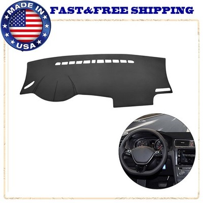 Leather Dashboard Cover Dashmat Interior Pad For Volkswagen Golf7 2013-2019