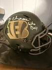 Jamar Chase Signed Full Size Authentic Helmet Salute With Inscription