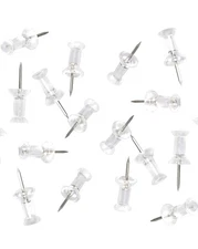 Push Pins 200 Count, Push Pins Tacks,DEEINN Push Pins, Clear Plastic Head