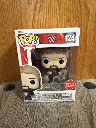 Funko Pop! WWE Ted DiBiase #124 GameStop Exclusive Diamond Collection Figure