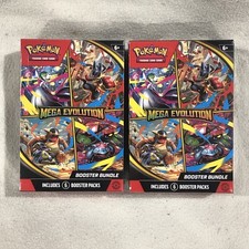 Pokemon TCG Mega Evolution Booster Bundles, set of 2, NEW  SEALED
