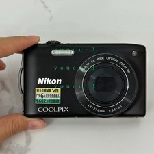 Nikon COOLPIX S3300 Digital Camera 16.0MP 6X Optical Zoom with Accessories Black