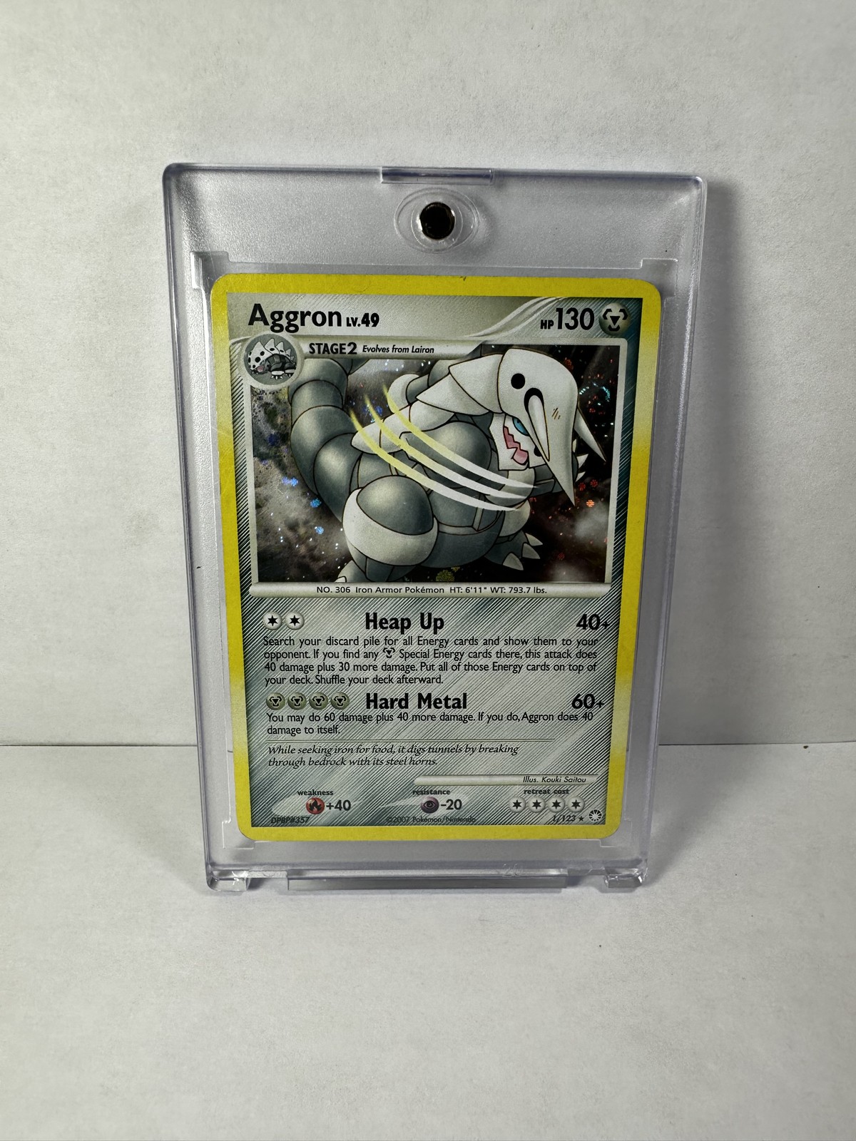Aggron 1/123 Mysterious Treasures Holo