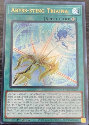 Abyss-sting Triaina MP25-EN253 2025 Mega-Pack 1st Edition