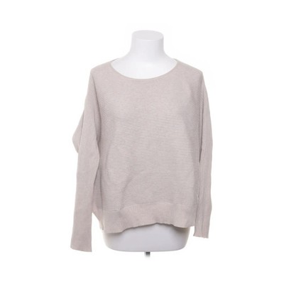 Mango Basics, Strickpullover, Größe: L, Beige, Einfarbig, Rippenstrick #8bG