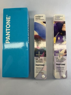 Pantone The Plus Series Formula Guide 2 Pack- Uncoated & Coated Bodypainting NEW