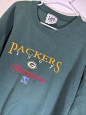 Lee SPORT NFL Green Bay Packers American Football 90s Size XL Sweatshirt