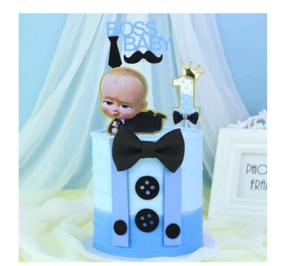 8pcs Boss Baby Cake Toppers Kids Party Decoration Birthday Party Cake Decoration Ebay