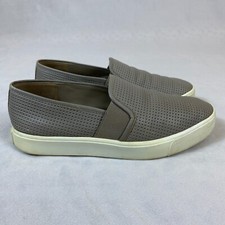 Vince Gray Leather Slip On Casual Sneakers - Women s Size 6 M