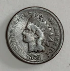 1874 Indian Cent Better Date Very Good Condition