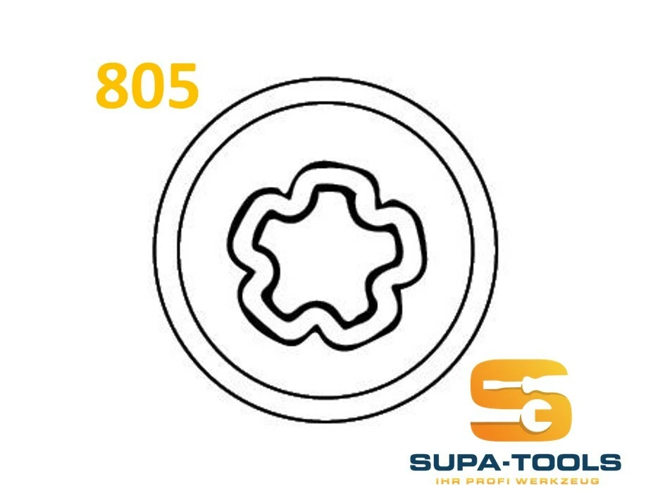 Audi Radsicherung Felgenschloss 805 Code E Schlüssel Nuss Wheel Lock Key OEM - Bild 4 von 4