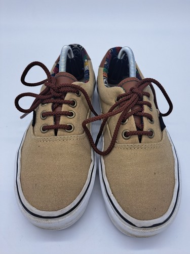 VANS Era Khaki Tan Sz Women's 7 / Men's 5.5 Canvas TB4R Unisex Skate Shoes - Picture 8 of 12
