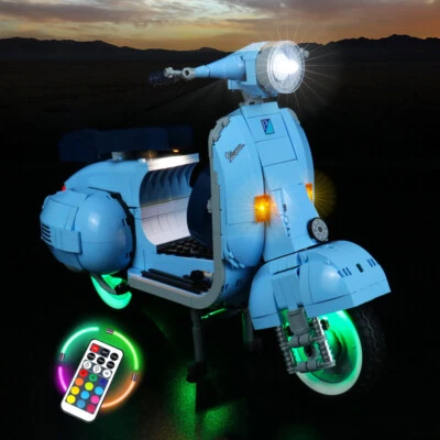 LocoLee LED Licht Kit für Lego 10298 Vespa 125 Bausteine Beleuchtung Lichter Set
